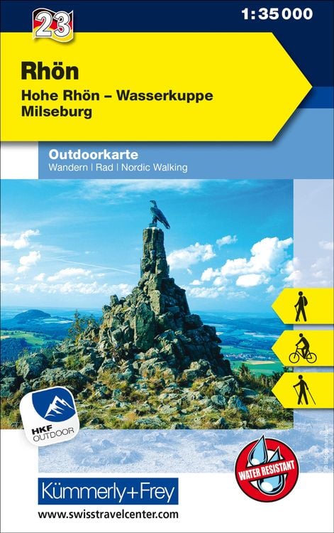 Produktbild: Kümmerly+Frey Outdoorkarte Deutschland 23 Rhön 1:35.000