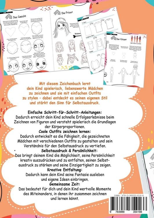 Produktbild: Zeichnen lernen f&uuml;r Kinder ab 8 Jahren - Cooles Geschenk f&uuml;r M&auml;dchen