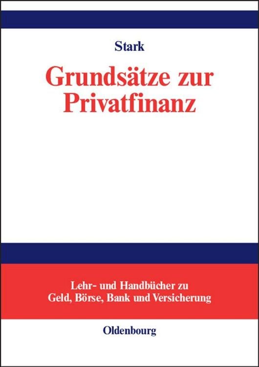Produktbild: Grunds&auml;tze zur Privatfinanz