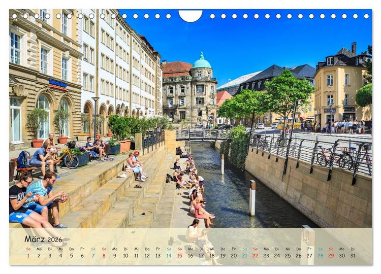 Produktbild: Bayreuth - die Stadt der Musik (Wandkalender 2026 DIN A4 quer), CALVENDO Monatskalender