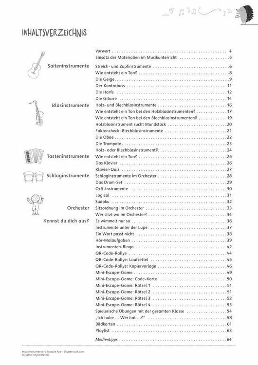 Produktbild: Kinder lernen Musikinstrumente kennen &ndash; Klasse 3/4