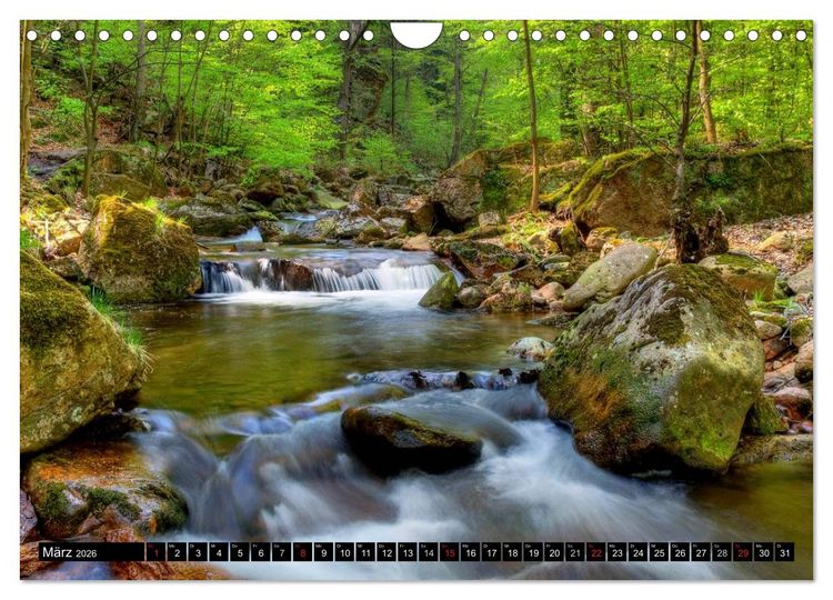 Produktbild: Harz Landschaften (Wandkalender 2026 DIN A4 quer), CALVENDO Monatskalender