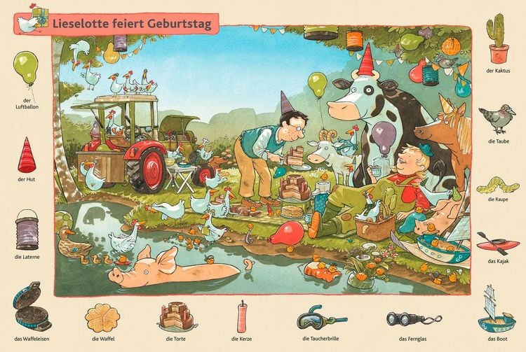 Produktbild: Was sucht Lieselotte? Das gro&szlig;e Such-und-Finde-Wimmelbuch