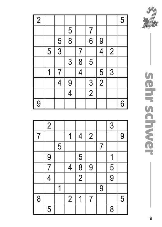 Produktbild: Maxi-Buch Weihnachtsausgabe Sudoku