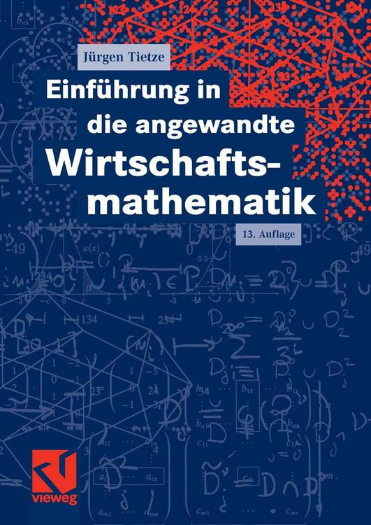 Produktbild: Einf&uuml;hrung in die angewandte Wirtschaftsmathematik