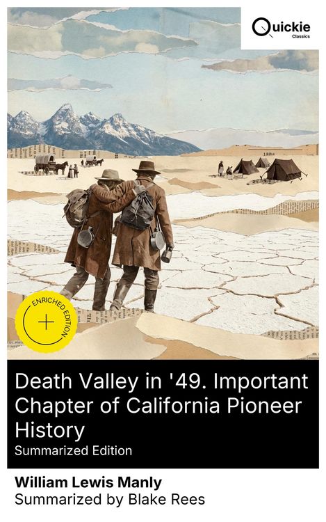 Produktbild: Death Valley in '49. Important Chapter of California Pioneer History (Summarized Edition)