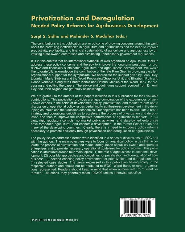 Produktbild: Privatization and Deregulation