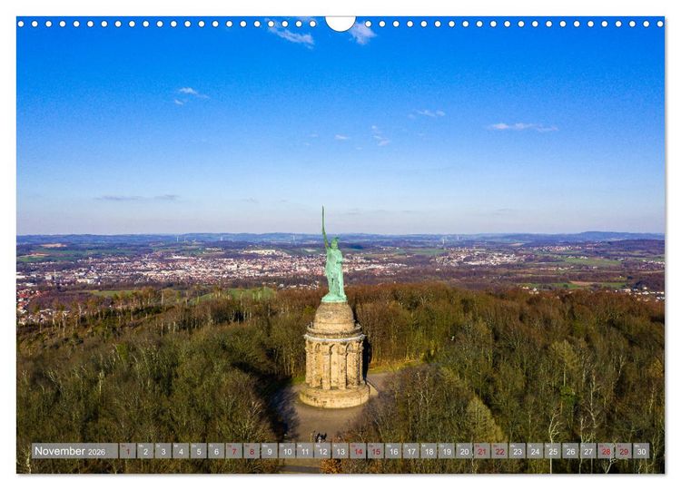 Produktbild: Ein Blick auf Detmold (Wandkalender 2026 DIN A3 quer), CALVENDO Monatskalender