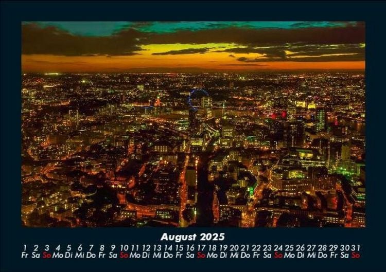 Produktbild: London 2025 Fotokalender DIN A5