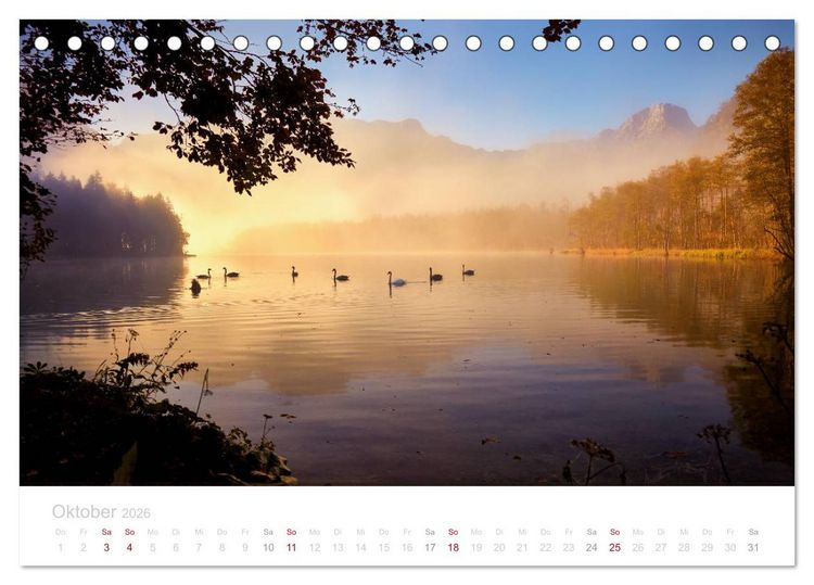 Produktbild: Traumlandschaften (Tischkalender 2026 DIN A5 quer), CALVENDO Monatskalender