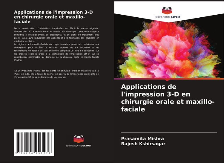 Produktbild: Applications de l'impression 3-D en chirurgie orale et maxillo-faciale