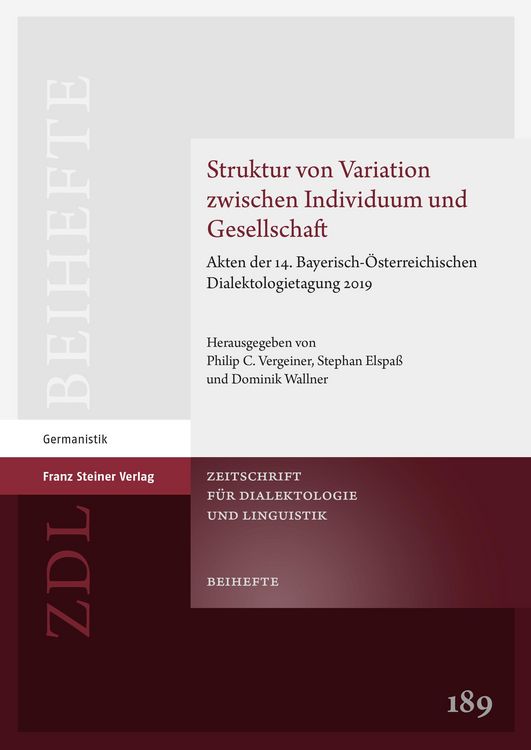 Produktbild: Struktur von Variation zwischen Individuum und Gesellschaft