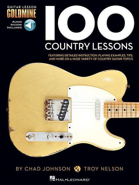 Produktbild: 100 Country Lessons - Guitar Lesson Goldmine Series Book/Online Audio