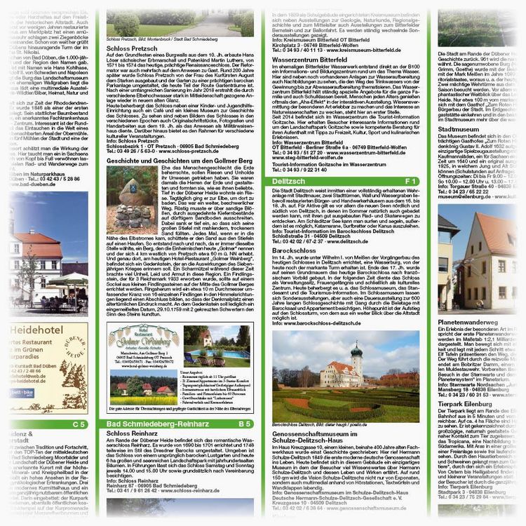 Produktbild: Naturpark D&uuml;bener Heide, Gr&auml;fenheinichen - Bad D&uuml;ben - Delitzsch - Torgau 1:60 000