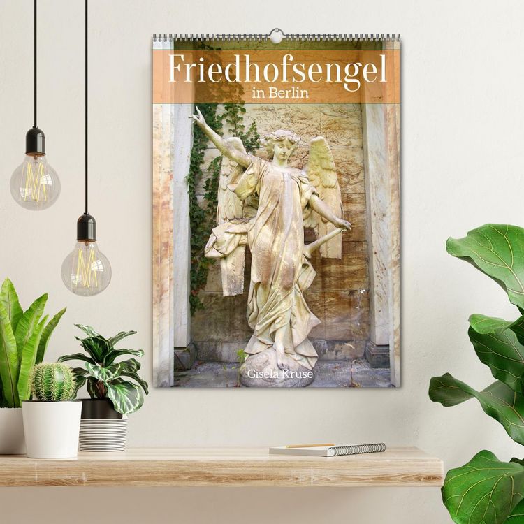 Produktbild: Friedhofsengel in Berlin (Wandkalender 2026 DIN A2 hoch), CALVENDO Monatskalender