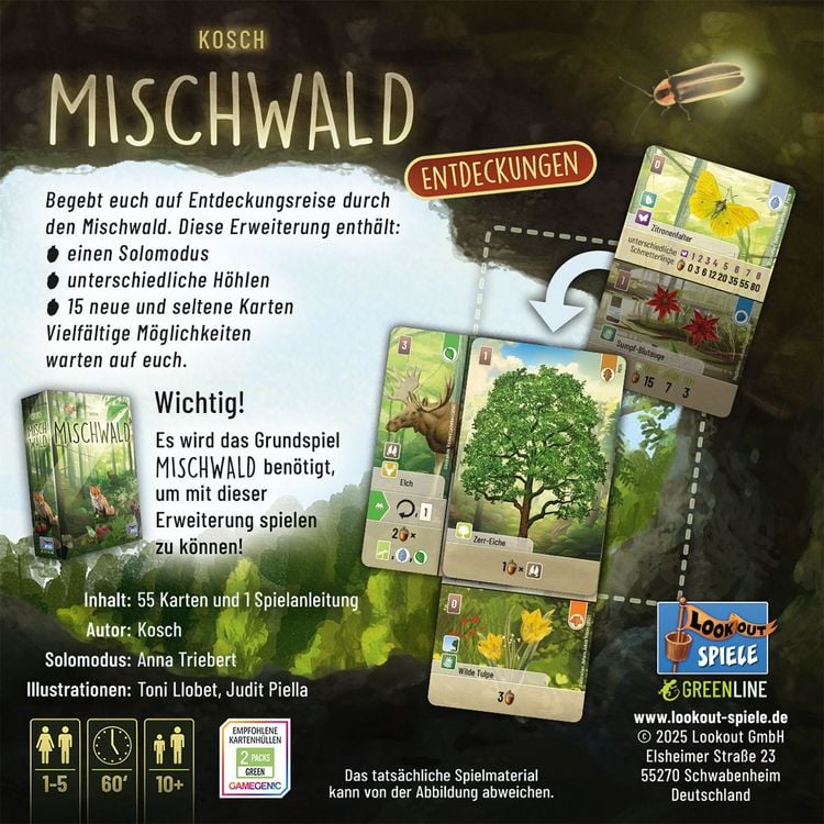Produktbild: Lookout LOOD0070 - Mischwald: Entdeckungen, Erweiterung, deutsche Version