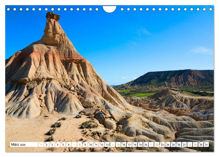 Produktbild: W&uuml;sten in Spanien (Wandkalender 2026 DIN A4 quer), CALVENDO Monatskalender