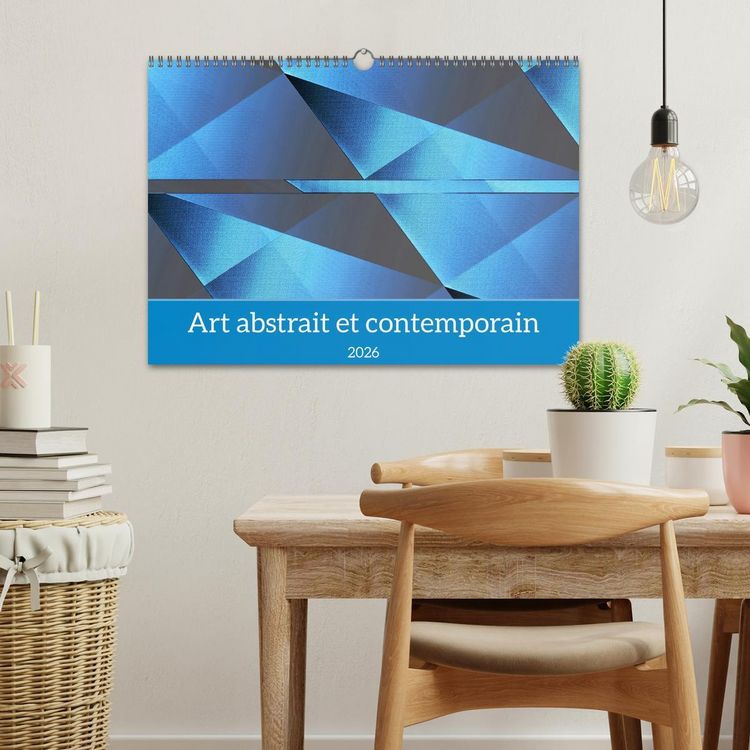 Produktbild: Art abstrait et contemporain (Calendrier mural 2026 DIN A3 vertical), CALVENDO calendrier mensuel