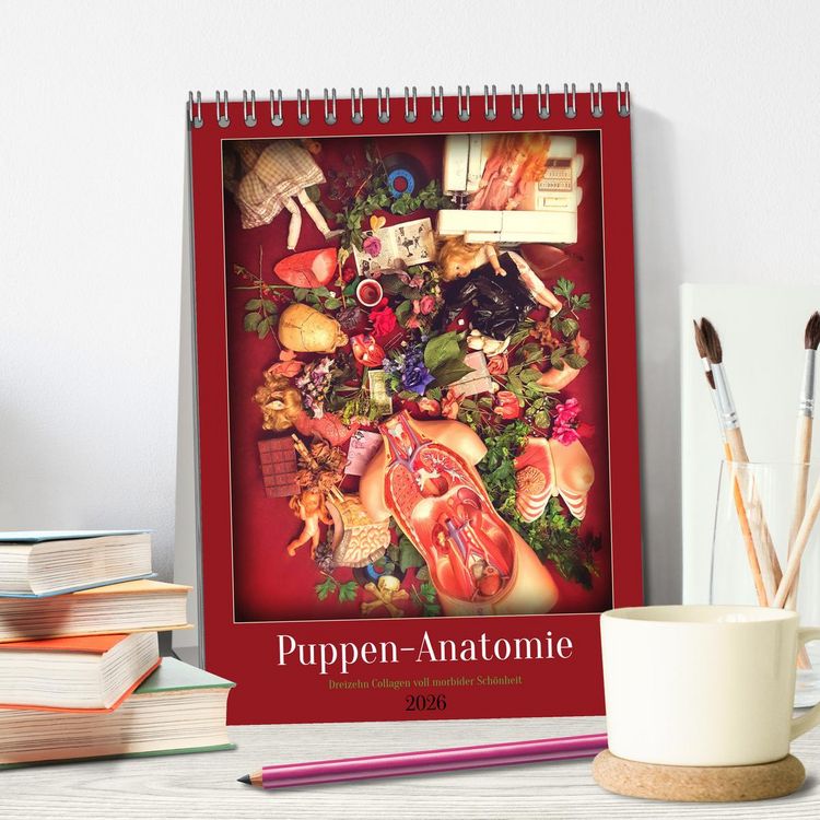 Produktbild: Puppen-Anatomie (Tischkalender 2026 DIN A5 hoch), CALVENDO Monatskalender