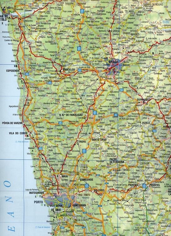 Produktbild: Portugal North 1 : 250 000
