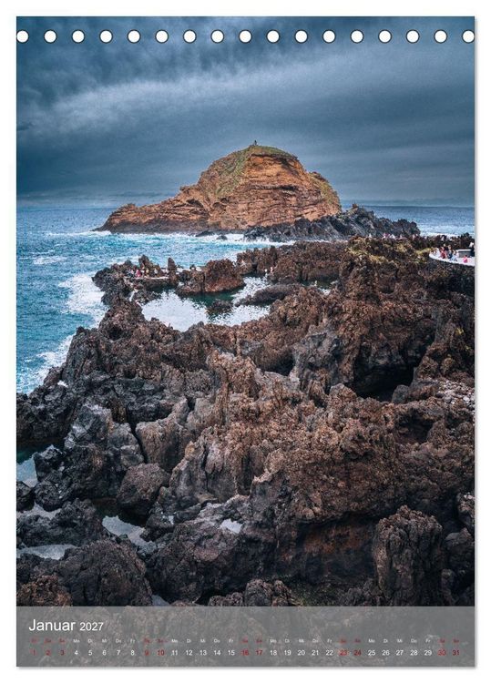 Produktbild: Madeira - Zauber einer Insel (Tischkalender 2027 DIN A5 hoch), CALVENDO Monatskalender