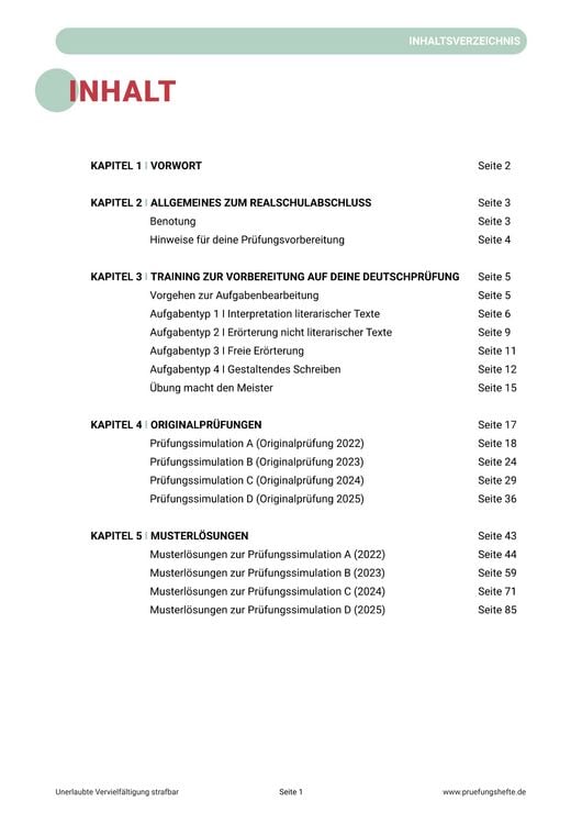 Produktbild: Pr&uuml;fungsheft & Training &ndash; 2026 BLF Deutsch &ndash; Th&uuml;ringen &ndash; Original-Pr&uuml;fungen und L&ouml;sungen