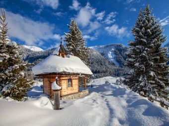 Produktbild: CALVENDO Puzzle Die Gnadenalm Kapelle | 1000 Teile Lege-Gr&ouml;&szlig;e 64x48cm Foto-Puzzle f&uuml;r gl&uuml;ckliche Stunden