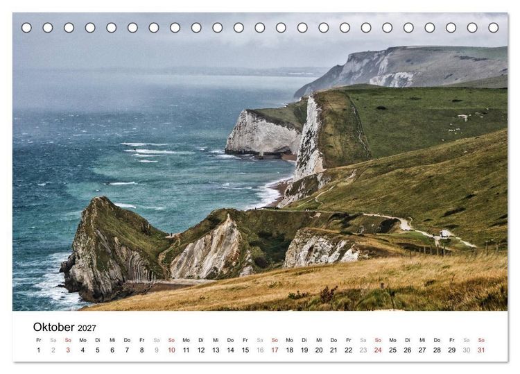 Produktbild: Englands wilder S&uuml;den (Tischkalender 2027 DIN A5 quer), CALVENDO Monatskalender