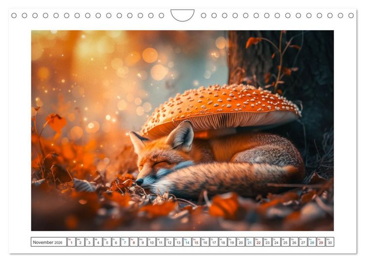 Produktbild: Zauberhafte Waldmomente (Wandkalender 2026 DIN A4 quer), CALVENDO Monatskalender
