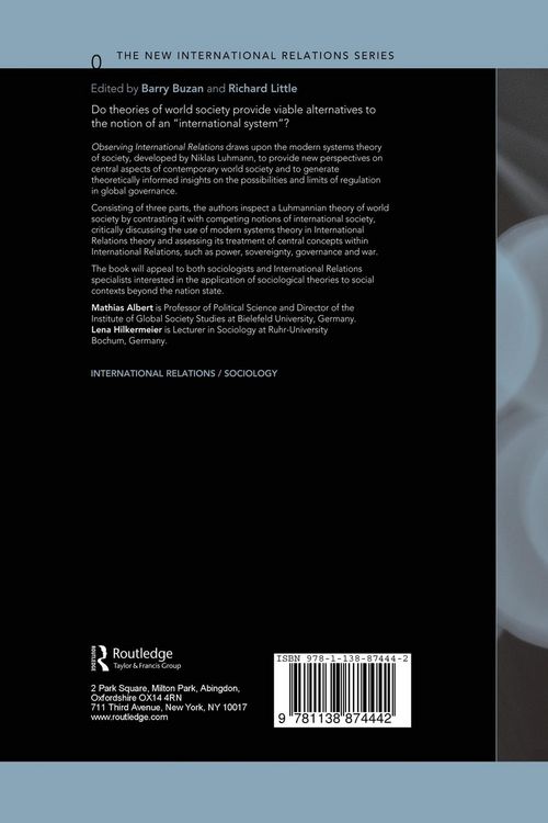 Produktbild: Observing International Relations