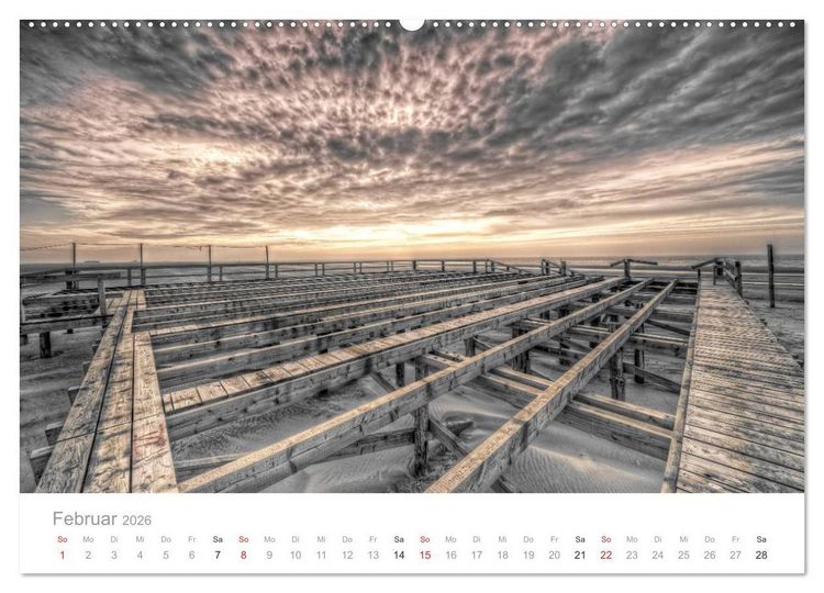Produktbild: St. Peter-Ording. Deutschlands gr&ouml;&szlig;te Sandkiste (hochwertiger Premium Wandkalender 2026 DIN A2 quer), Kunstdruck in Hochglanz