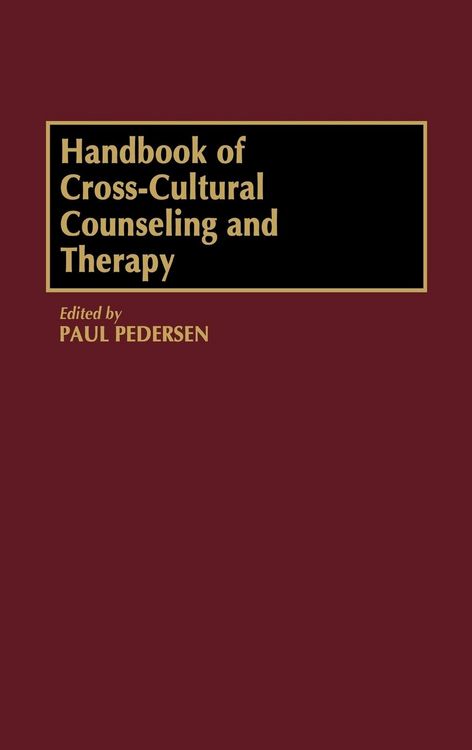 Produktbild: Handbook of Cross-Cultural Counseling and Therapy