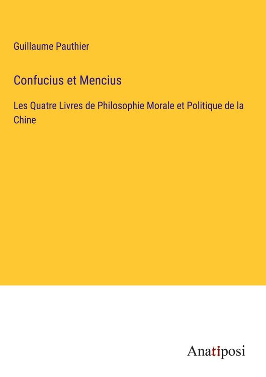 Produktbild: Confucius et Mencius