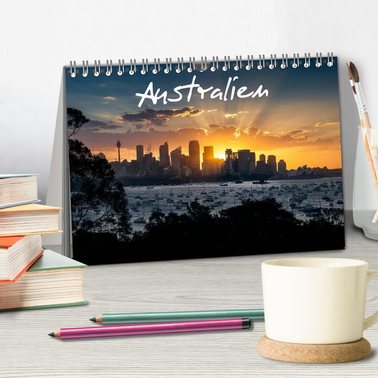 Produktbild: Australien (Tischkalender 2026 DIN A5 quer), CALVENDO Monatskalender
