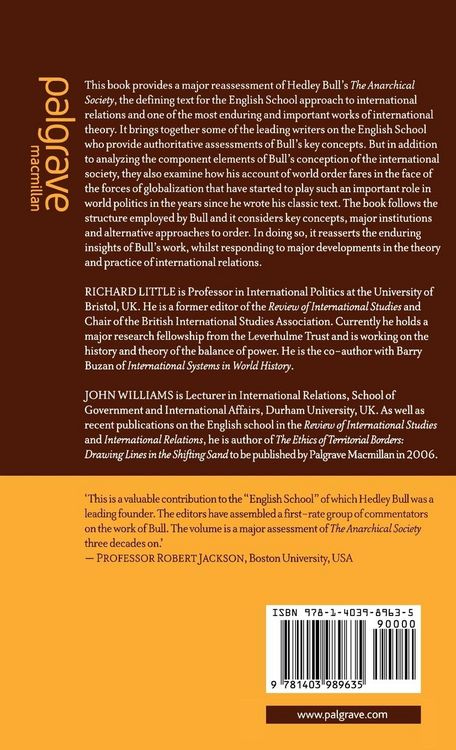 Produktbild: The Anarchical Society in a Globalized World