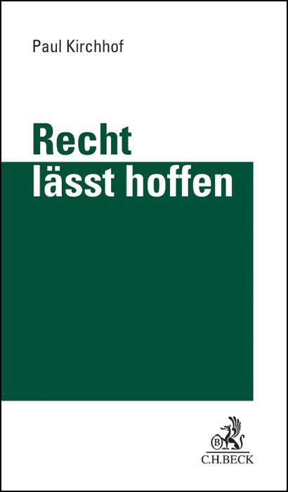 Produktbild: Recht l&auml;sst hoffen