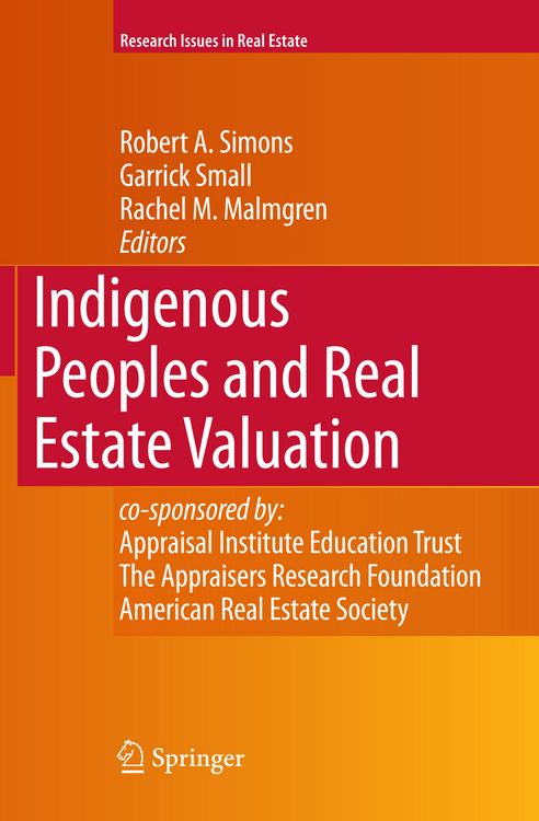 Produktbild: Indigenous Peoples and Real Estate Valuation