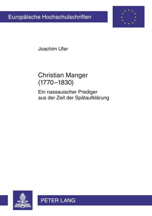 Produktbild: Christian Manger (1770-1830)