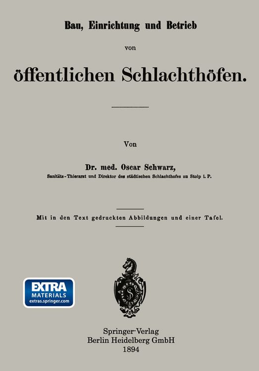 Produktbild: Bau, Einrichtung und Betrieb von &ouml;ffentlichen Schlachth&ouml;fen
