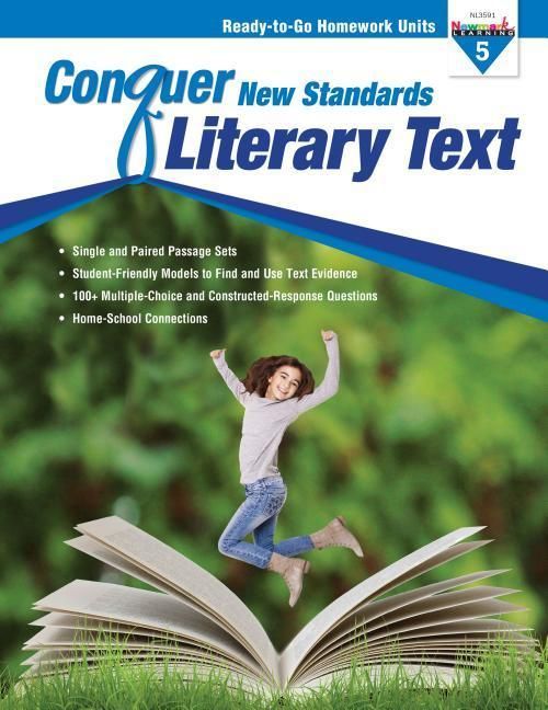 Produktbild: Conquer New Standards Literary Text (Grade 5) Workbook