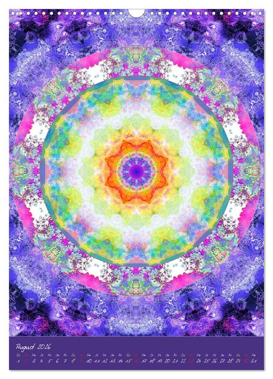 Produktbild: Bl&uuml;hende Mandalas (Wandkalender 2026 DIN A3 hoch), CALVENDO Monatskalender