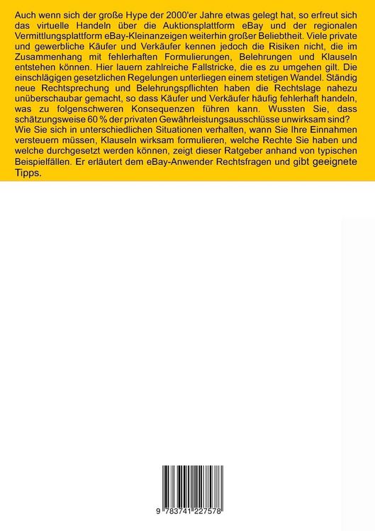 Produktbild: EBay-Recht