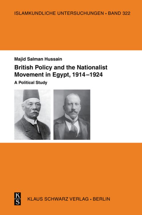 Produktbild: British Policy and the Nationalist Movement in Egypt, 1914-1924