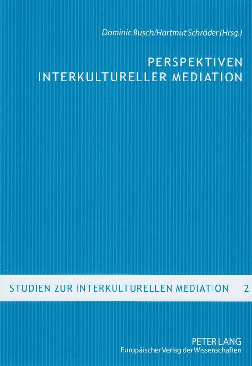 Produktbild: Perspektiven interkultureller Mediation