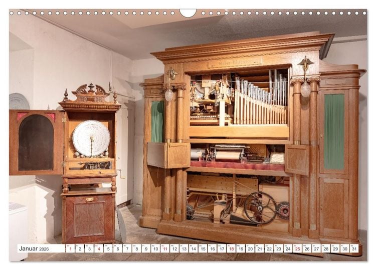 Produktbild: Selbstspielende Musikinstrumente (Wandkalender 2026 DIN A3 quer), CALVENDO Monatskalender
