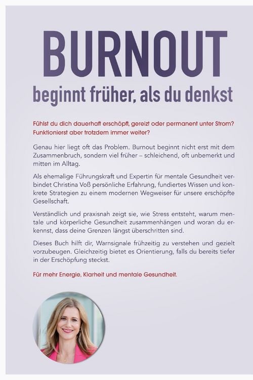Produktbild: Burnout beginnt fr&uuml;her, als du denkst