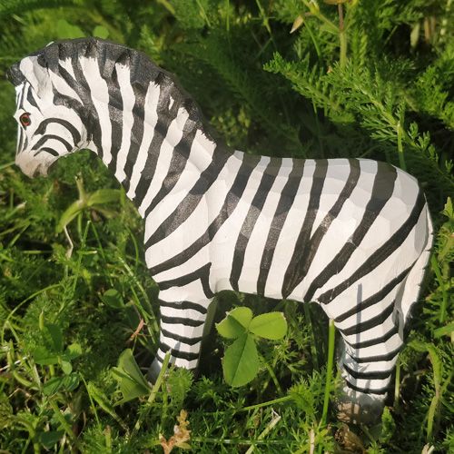 Produktbild: Wudimals A040452 - Zebra, Zebra, handgeschnitzt aus Holz