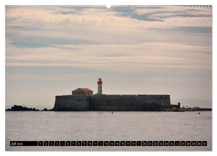 Produktbild: Frankreichs wehrhafter S&uuml;den - Festungen und Wehranlagen im Languedoc-Roussillon (hochwertiger Premium Wandkalender 2026 DIN A2 quer), Kunstdruck in Hochglanz
