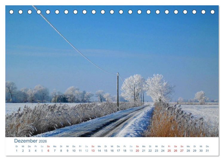 Produktbild: Nordenham und umzu 2026. Impressionen zwischen Weser und Wiesen (Tischkalender 2026 DIN A5 quer), CALVENDO Monatskalender