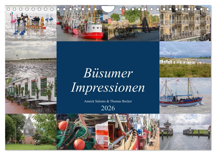 Produktbild: B&uuml;sumer Impressionen (Wandkalender 2026 DIN A4 quer), CALVENDO Monatskalender